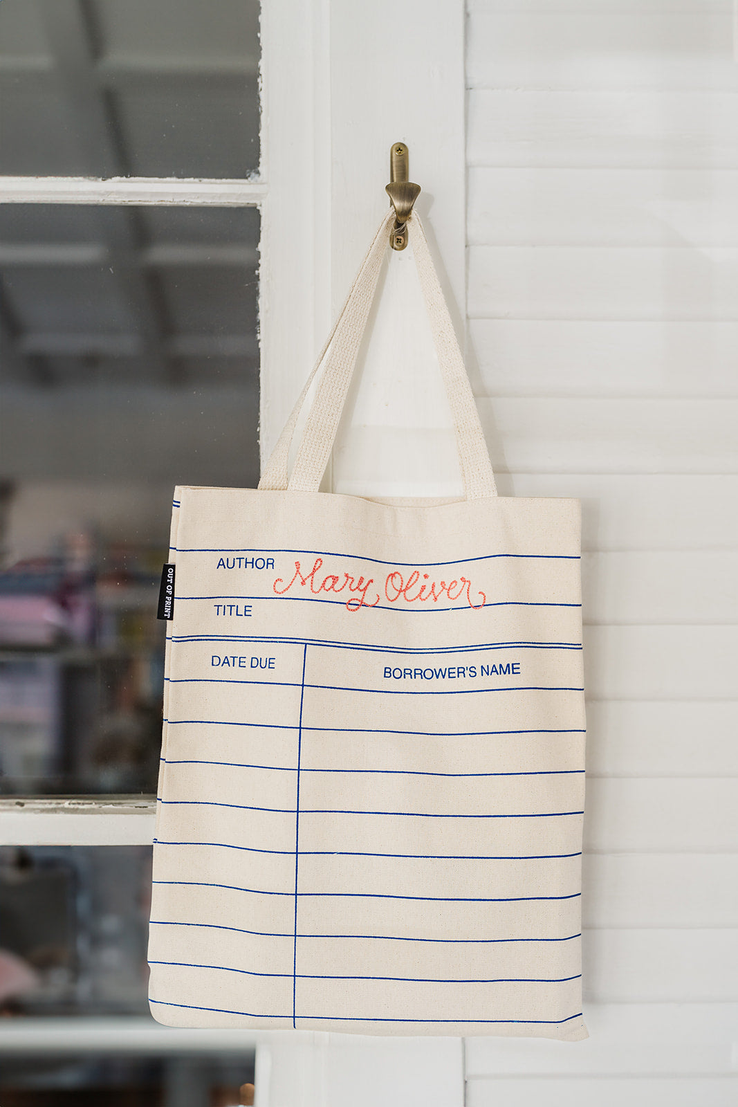 B&C x KM Chainstitched Library Card Tote Bag