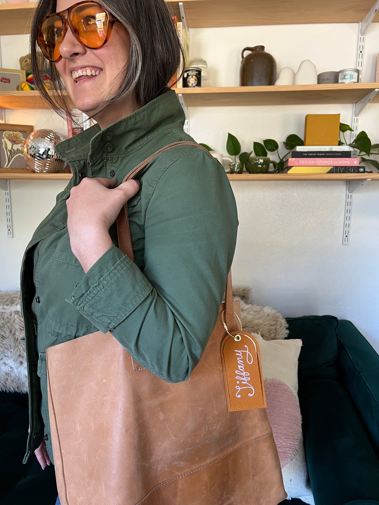 Custom Chainstitched Luggage Tag