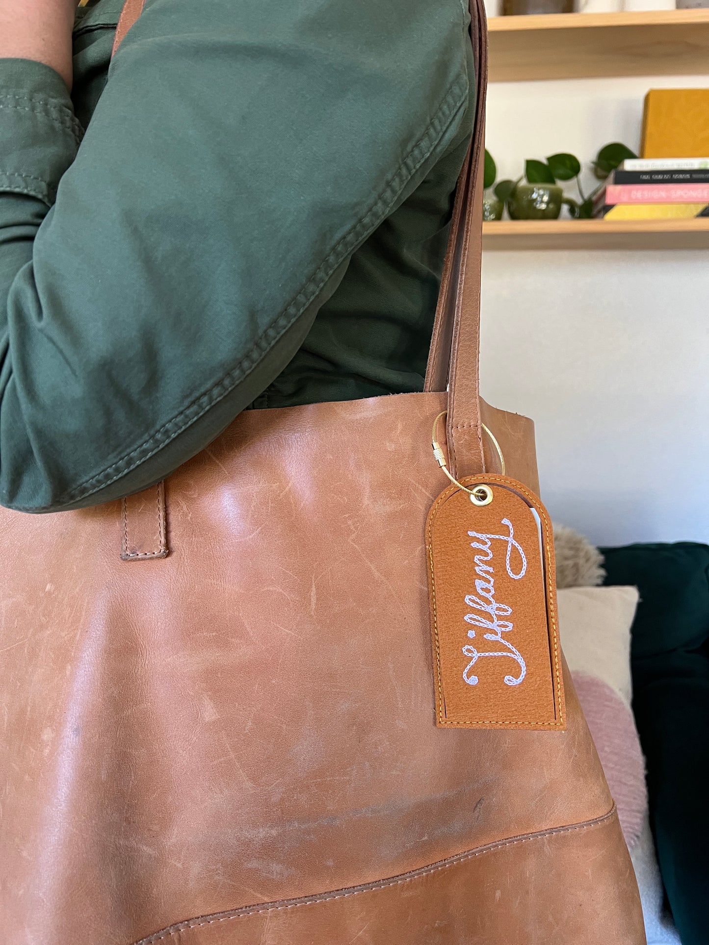 Custom Chainstitched Luggage Tag