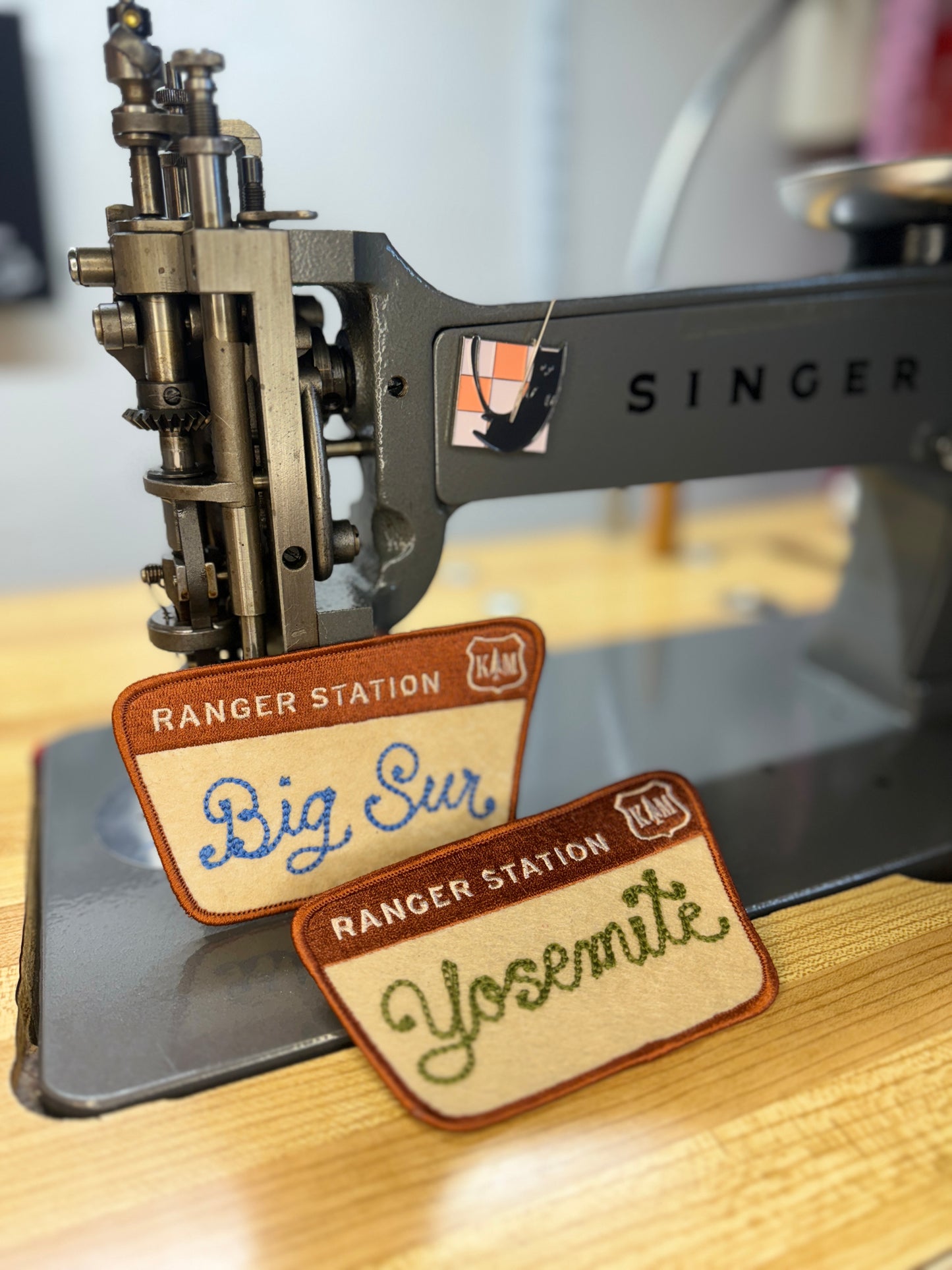 Custom Chainstitch National Park Sign Patch