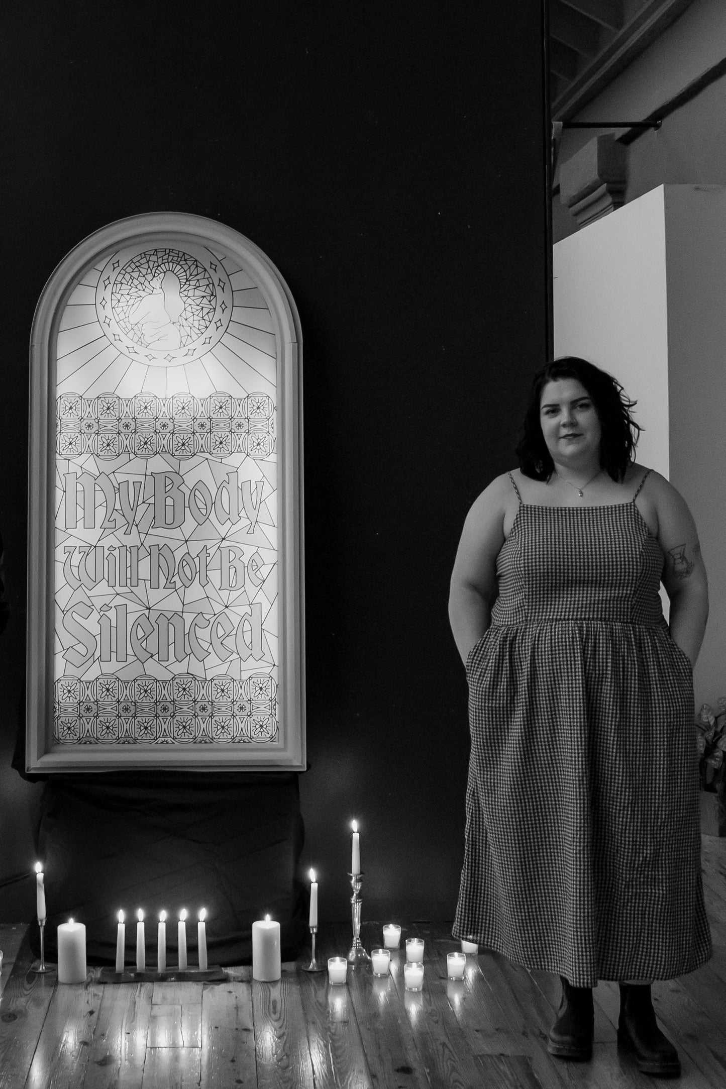 Fat Goddess Suncatcher Decal | Window Cling | Rainbow Maker