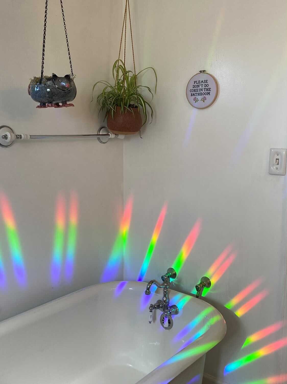 Fat Goddess Suncatcher Decal | Window Cling | Rainbow Maker