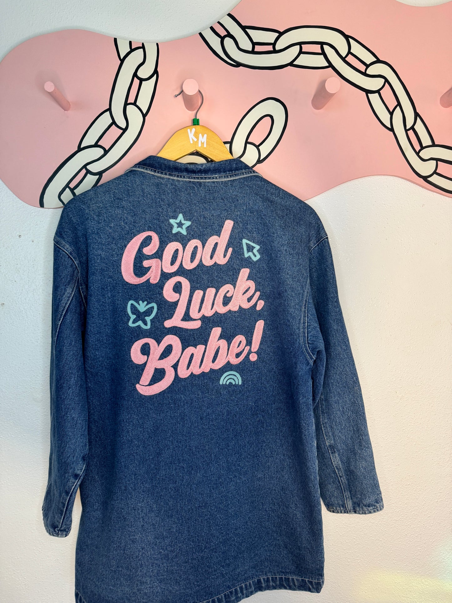 Chappell Roan Good Luck Babe Chainstitched Chore Coat [ORIGINAL]