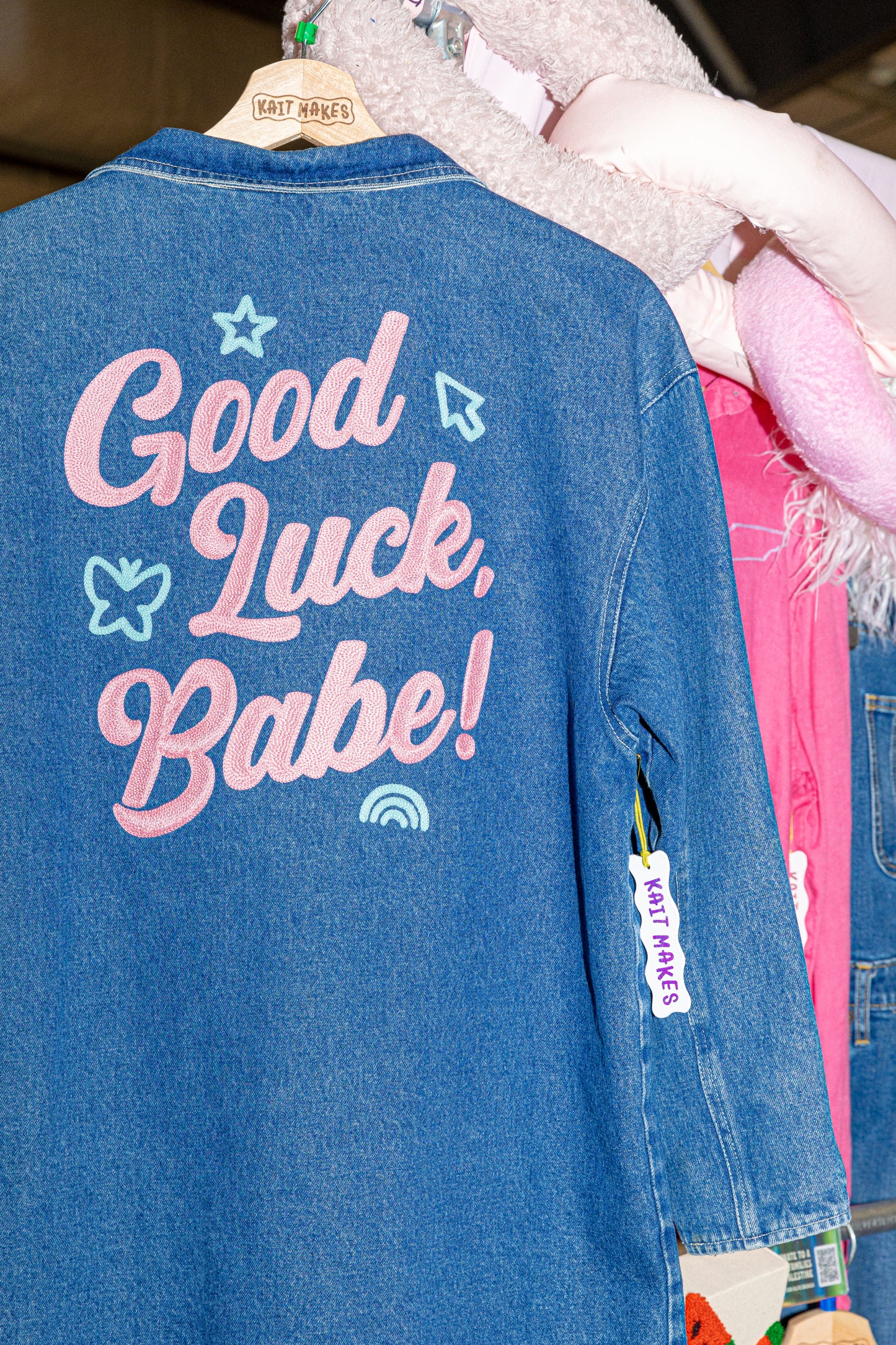 Chappell Roan Good Luck Babe Chainstitched Chore Coat [ORIGINAL]