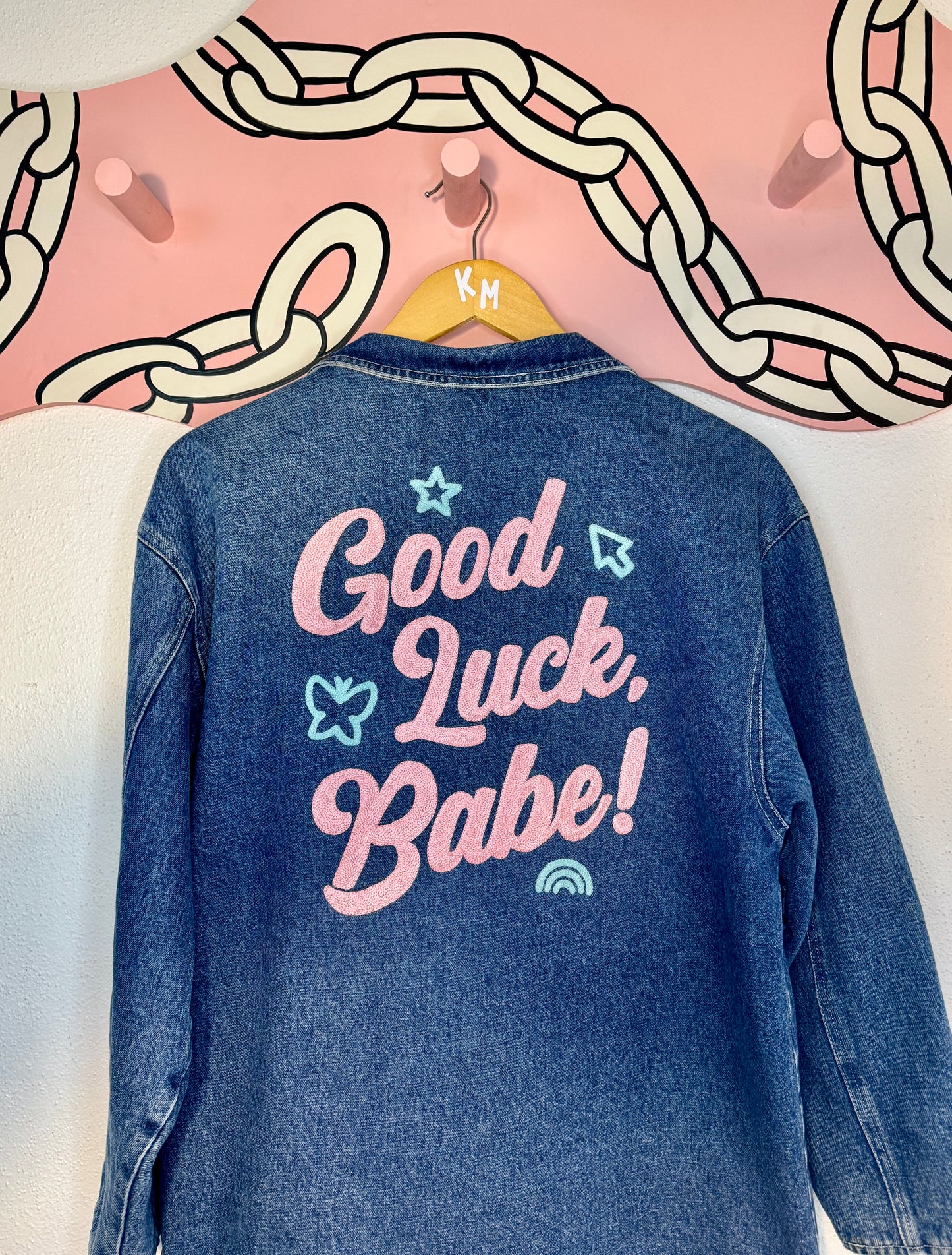 Chappell Roan Good Luck Babe Chainstitched Chore Coat [ORIGINAL]