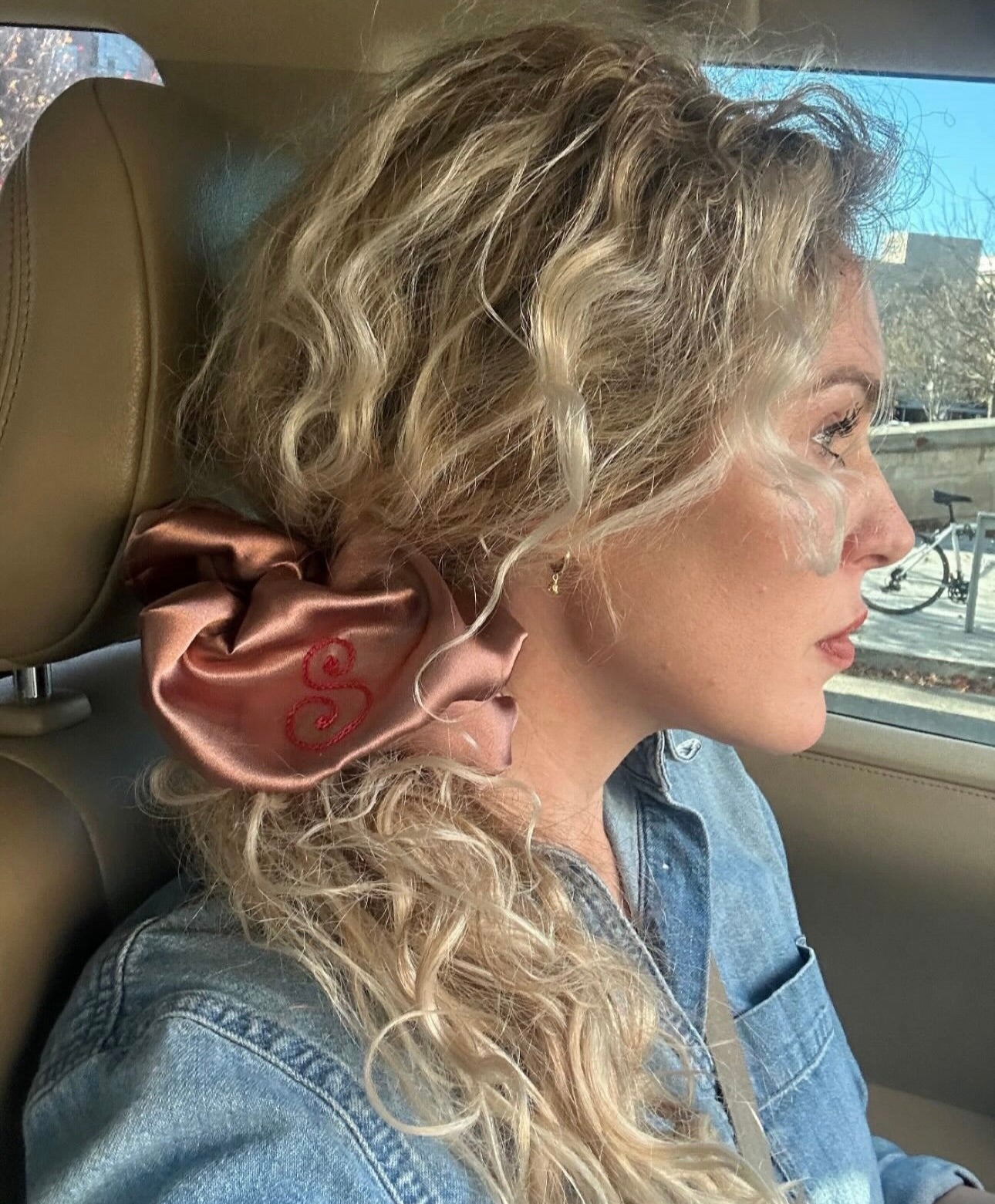 Custom Chainstitched Jumbo Scrunchie