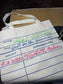 Chainstitched Library Card Tote Bag