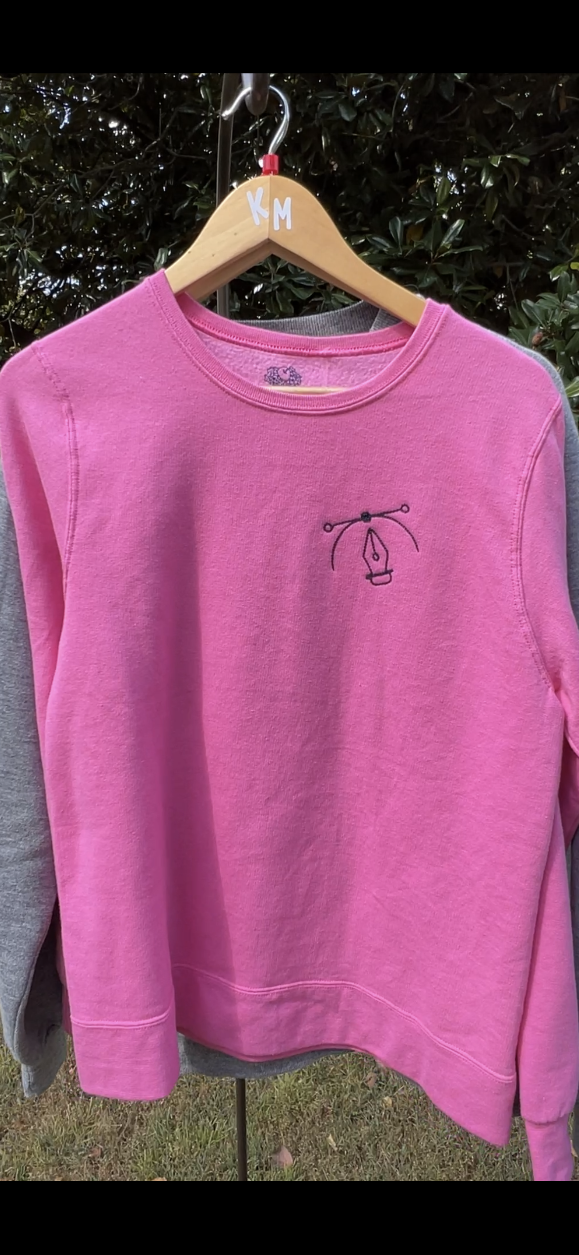 Pen Tool Chainstitched Sweatshirt