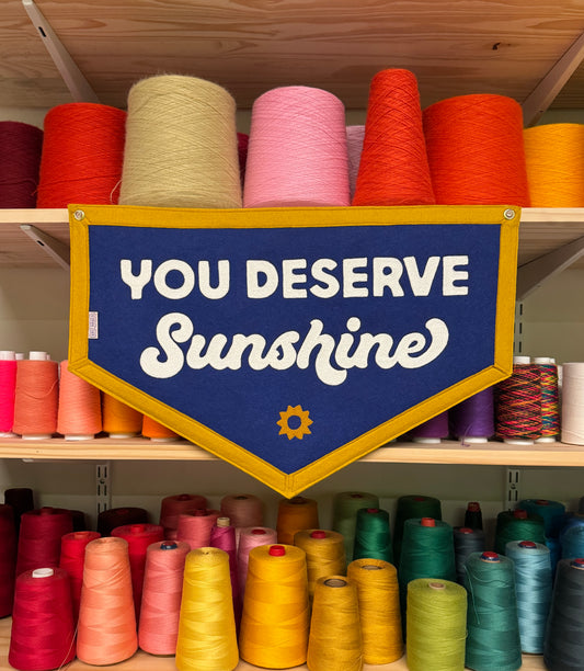 Sunshine ☀️ Heated Rivalry Chainstitched Banner [Preorder]