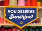 Sunshine ☀️ Heated Rivalry Chainstitched Banner [Preorder]