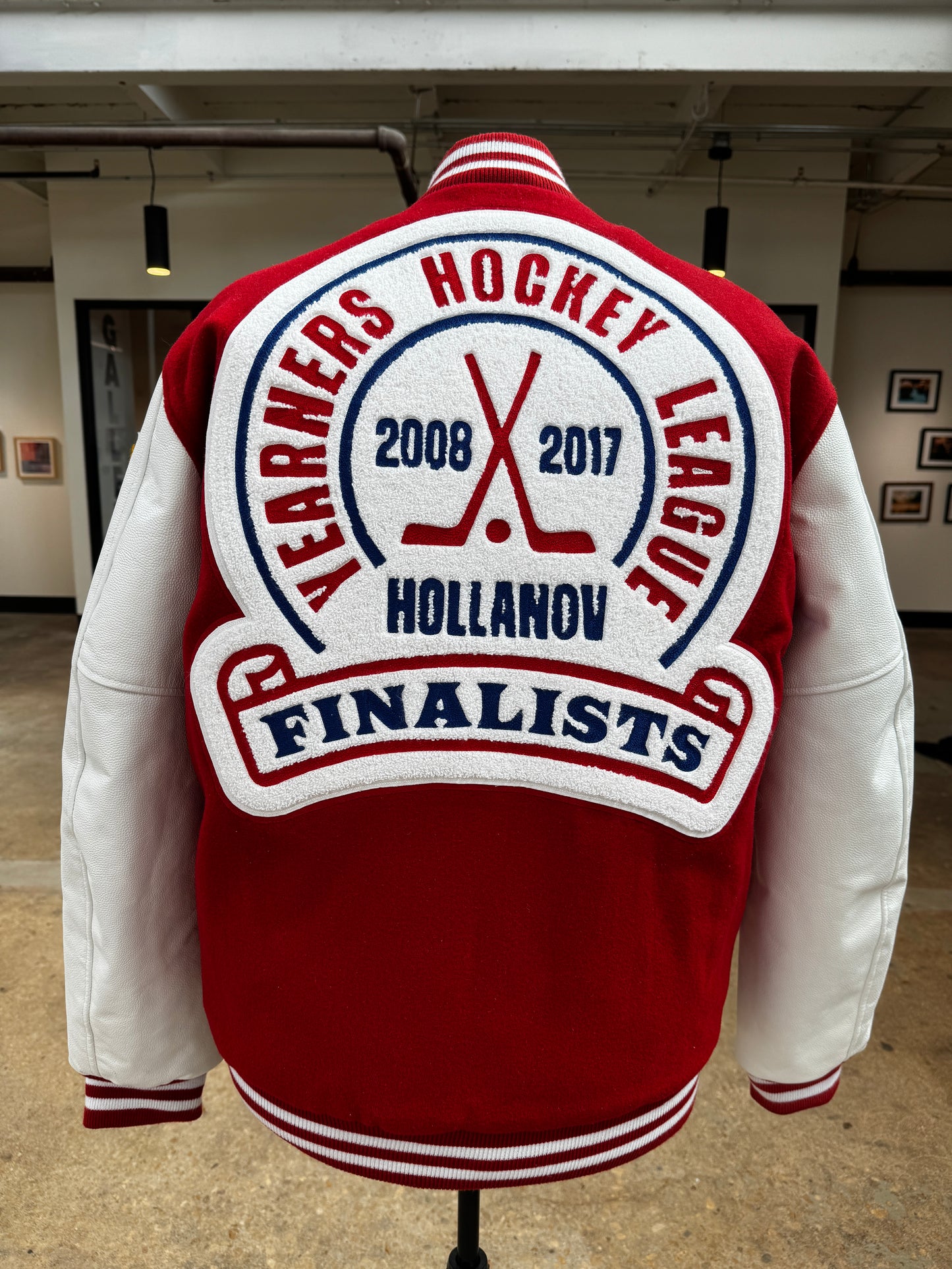 Yearners Hockey League Chenille Varsity Jacket [Heated Rivalry]