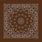 Custom Chainstitched Paisley Bandana