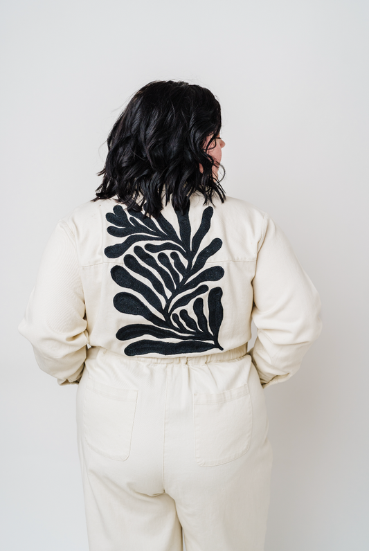Vines #1 Chainstitched Boilersuit - Morgan Diann Collab