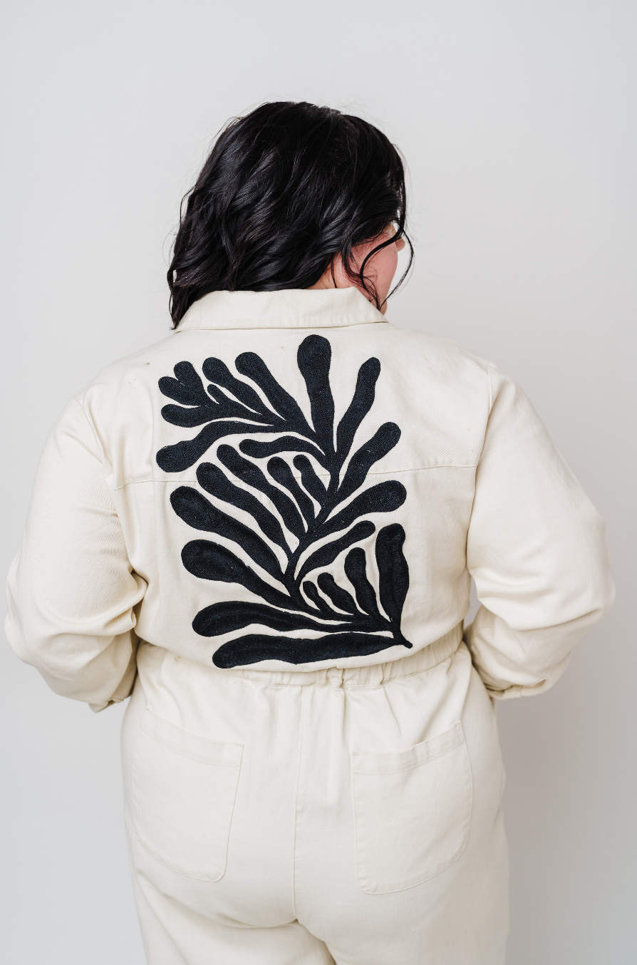 Vines #1 Chainstitched Boilersuit - Morgan Diann Collab