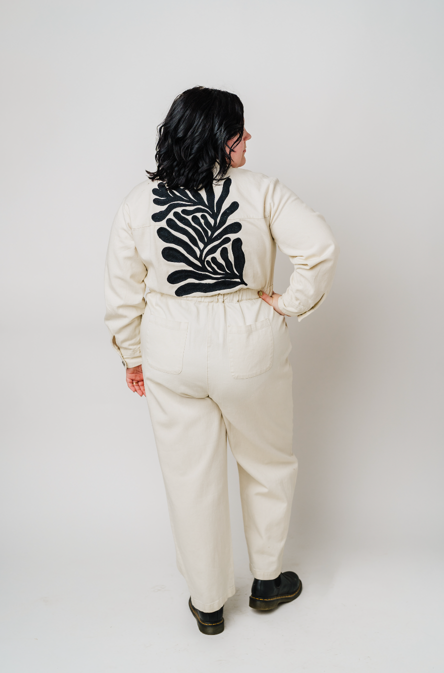 Vines #1 Chainstitched Boilersuit - Morgan Diann Collab