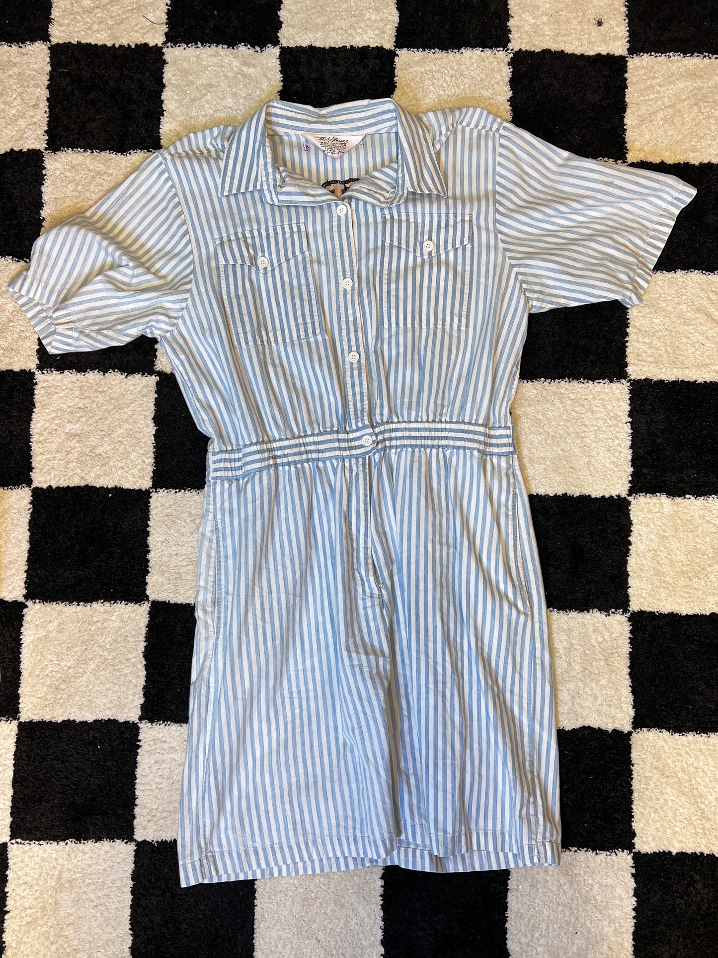 Coffee Snob Chainstitched Vintage Boilersuit Dress
