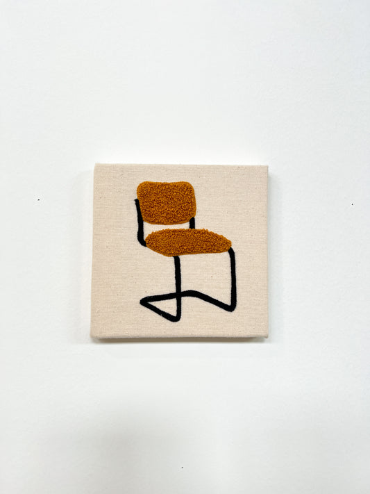 Cesca Chair 6x6 Mini Chainstitched Canvas