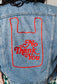 Red No Thanks Chainstitched Jacket